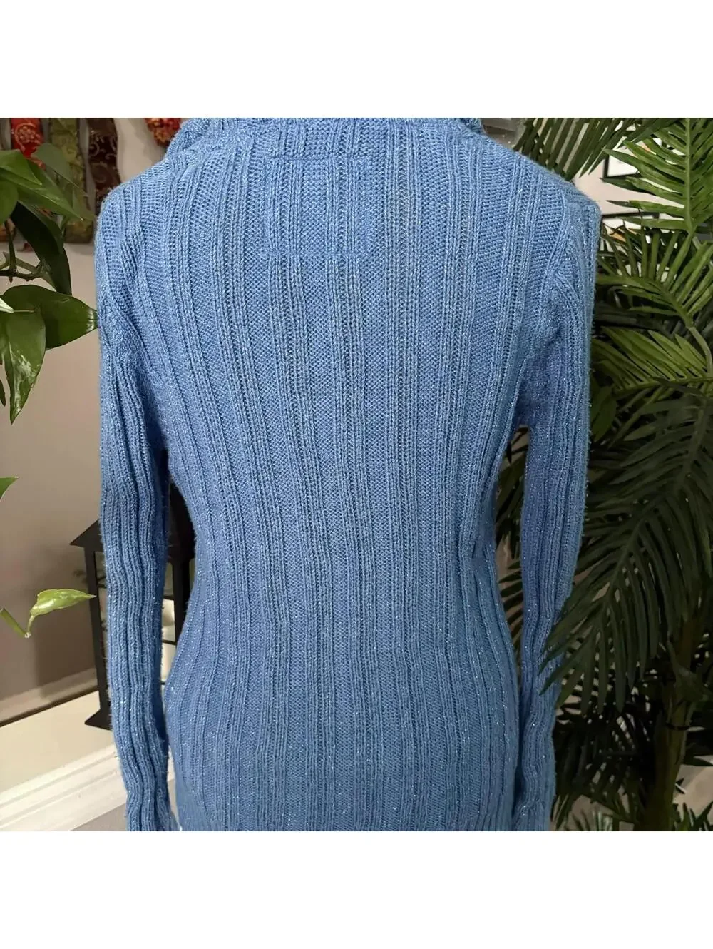 blue fitted y2k hoodie